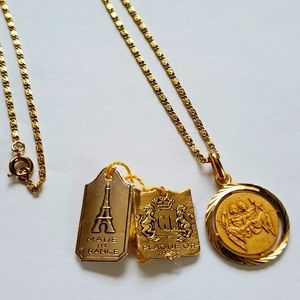 Gemini Zodiac pendant necklace